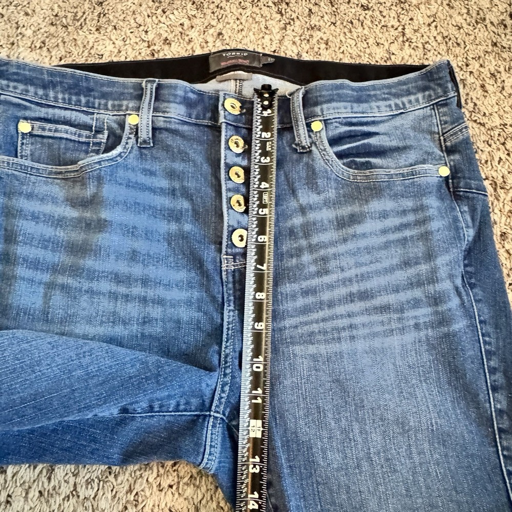 Torrid Bombshell Skinny Premium Distressed Grunge Stretch Womens Plus 18S - Picture 4 of 15